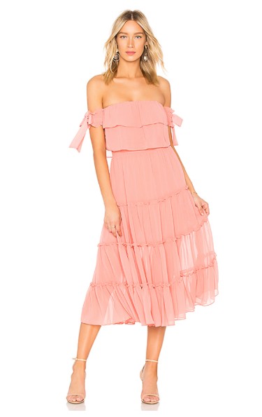 women in pink