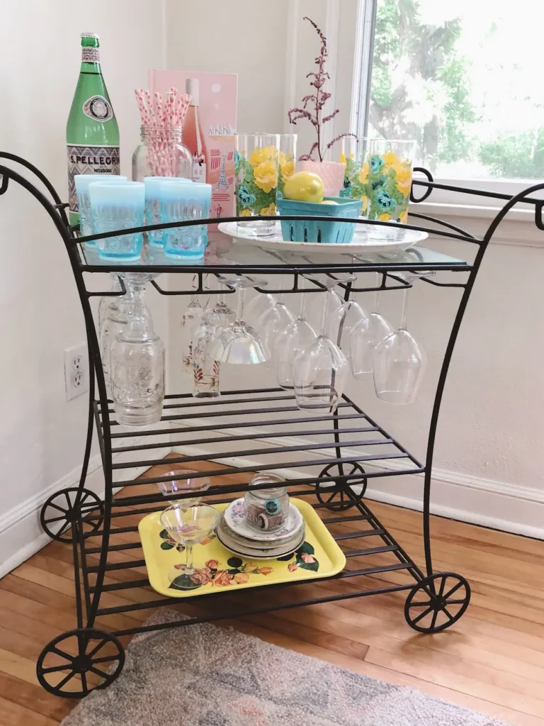 bar cart styling